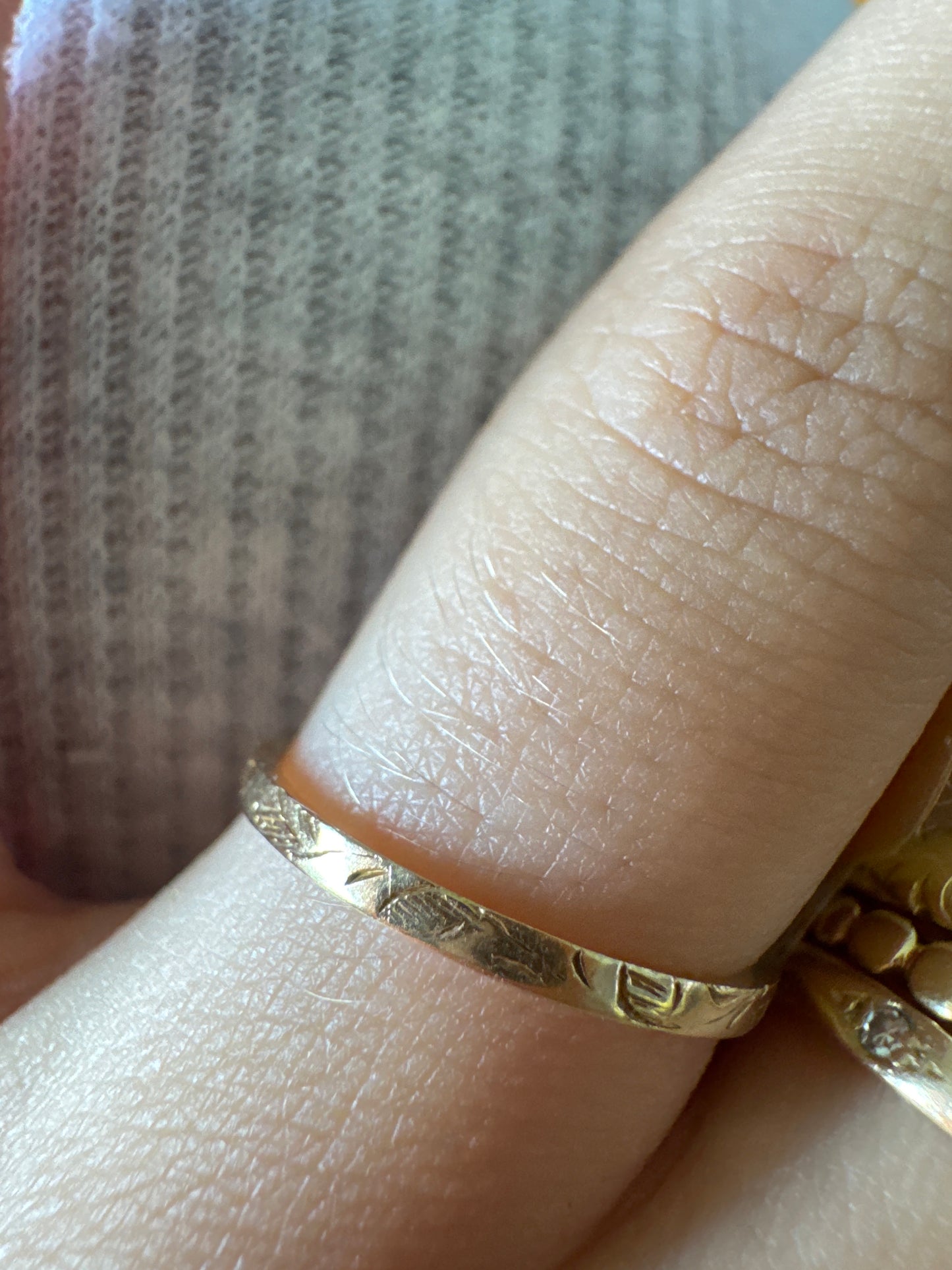 Toller viktorianischer 18kt Gold Ring