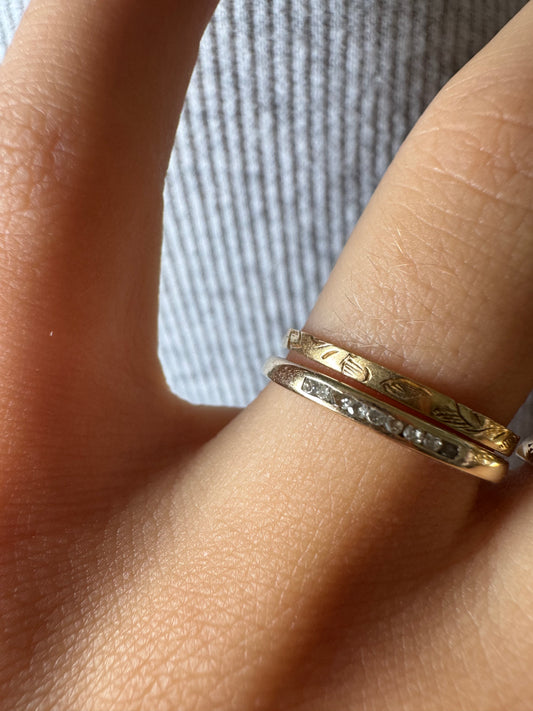 Toller viktorianischer 18kt Gold Ring