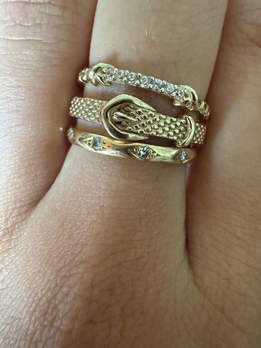 14kt Gold Ring perfekt zum kombinieren
